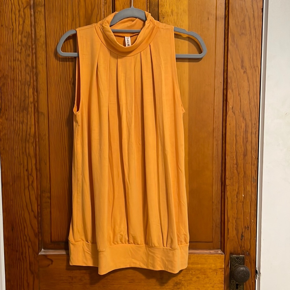 XL Sleeveless mustard yellow tunic